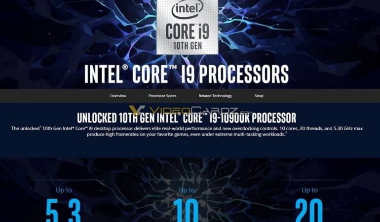 İntel Core İ9-10900K Özellikleri ve Oyun Performansı