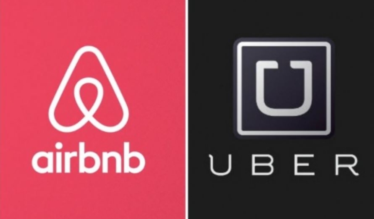 Uber ve Airbnb salgın nedeniyle zor günler geçiriyor