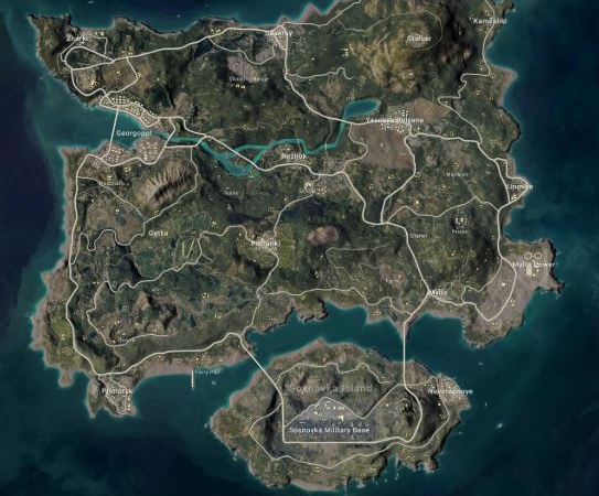 PUBG Mobile ‘in İnternet’e Sızdırılan Erangel 2.0 Haritası!