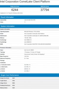 Intel Core i9-10850K