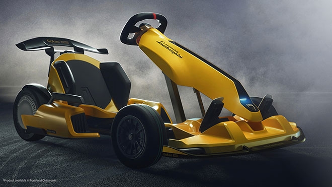 Ninebot GoKart Pro Lamborghini Sürümü, Çarpıcı Bir Görünüm ve Vahşi Bir Güçle Tanıtıldı