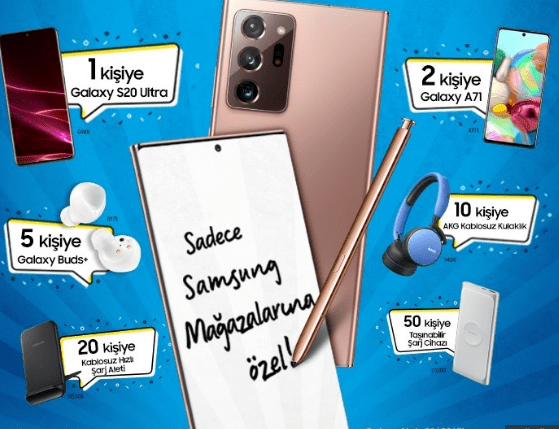 Samsung’dan Ziyaretçilerine: Galaxy S20 Ultra Çekilişi!