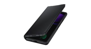 Galaxy Z Fold2 İçin Yeni Resmi Deri Kılıf Tam Koruma Sağlar