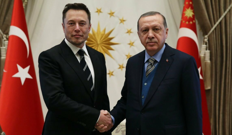 Cumhurbaşkanı Erdoğan, Elon Musk ile Görüştü!