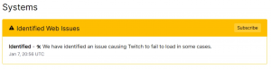 Twitch Yayınlarına Ulaşım Sağlanamıyor!