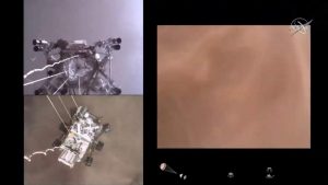 Bu akılalmaz videoda NASA Perseverance Mars gezgini inişini izleyin