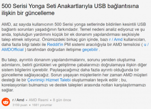 AMD, X570 ve B550 Anakartlarda USB Bağlantı Meselelerini Kabul Etti!