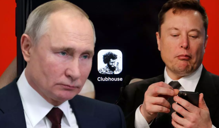 Elon Musk, Putin’e Clubhouse Daveti Gönderdi!