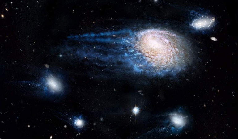 Gökbilimciler bilinen en eski sarmal galaxiyi keşfediyor