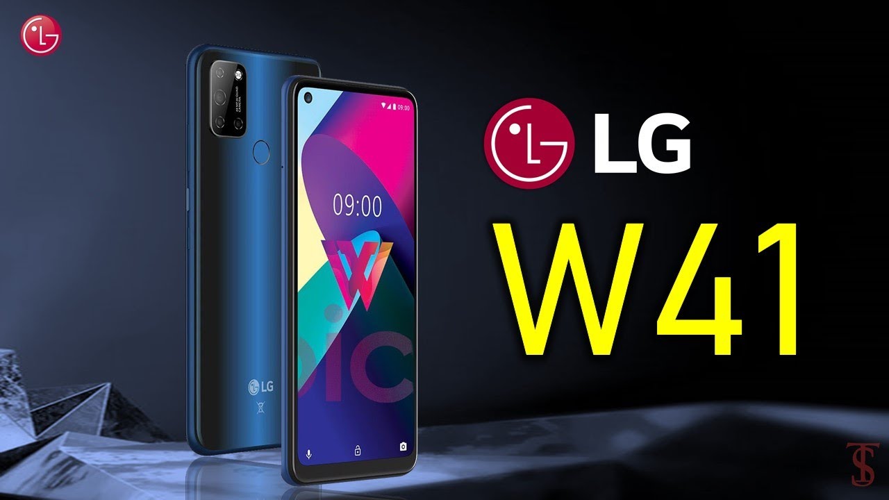 LG W41 render sızıntısı, delikli ekranı ve 48MP dörtlü kamerayı ortaya koyuyor 2021


