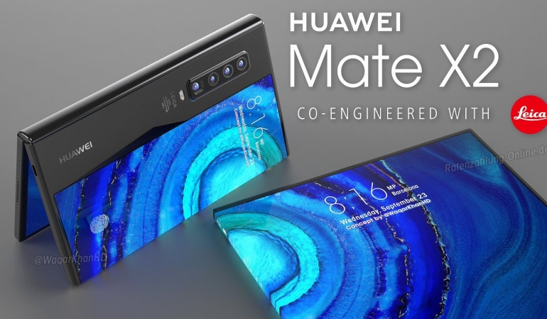 Huawei Mate X2, yeni bir katlanır tasarım, 90Hz ekranlar, Leica kameralar ve yüksek bir fiyat etiketi ile geliyor