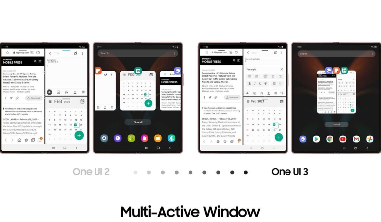 Samsung Galaxy Z Fold2 için bir UI 3.1 güncellemesi yeni deneyimler getiriyor