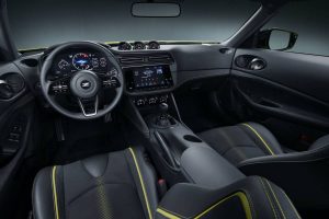 2022 Nissan Z'nin 400HP V6 motoru olacağı ve 34.995 dolarlık taban fiyatı olacağı varsayılıyor. 40 2022 Nissan Z'nin 400HP V6 motoru olacağı ve 34.995 dolarlık taban fiyatı olacağı varsayılıyor.