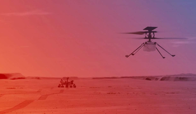 NASA, Ingenuity helikopterinin ilk uçuşunu yapması için hazırlanıyor