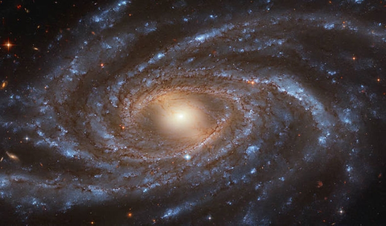 Humble, uzak galaxi NGC 2336’nın muhteşem görüntüsünü çekiyor