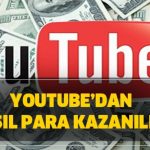 youtube ile para kazanma