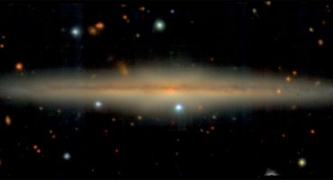 Gökbilimciler galaxy UGC 10738’in enine kesitine bakıyor