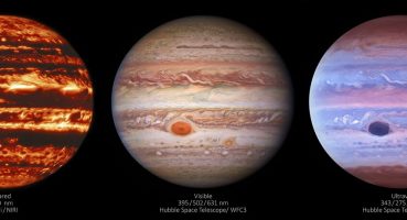 Jüpiter’in atmosferi farklı ışık renkleri kullanılarak görüntülendi