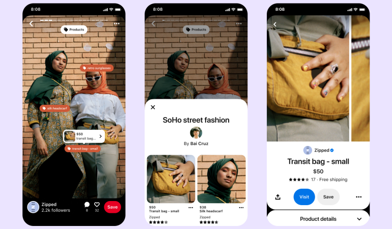 Pinterest, alışveriş yapılabilir pinleri tanıtıyor, böylece yaratıcılarının para kazanması için yeni bir yol sunuyor