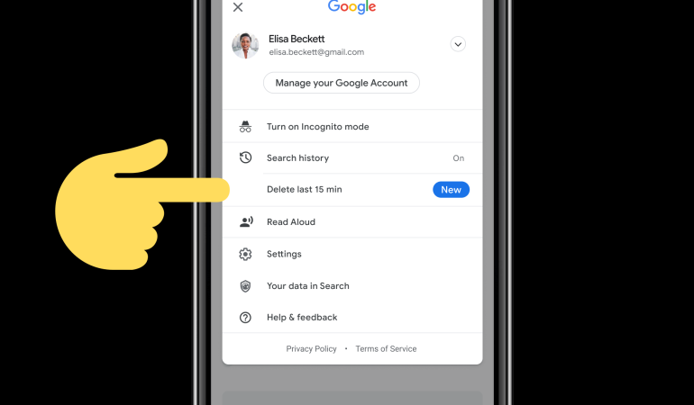 Google, aranan verileri korumak için önlemler alıyor, kullanıcılar “hızlı silme” özelliği ile geçmişi kaldırabiliyor
