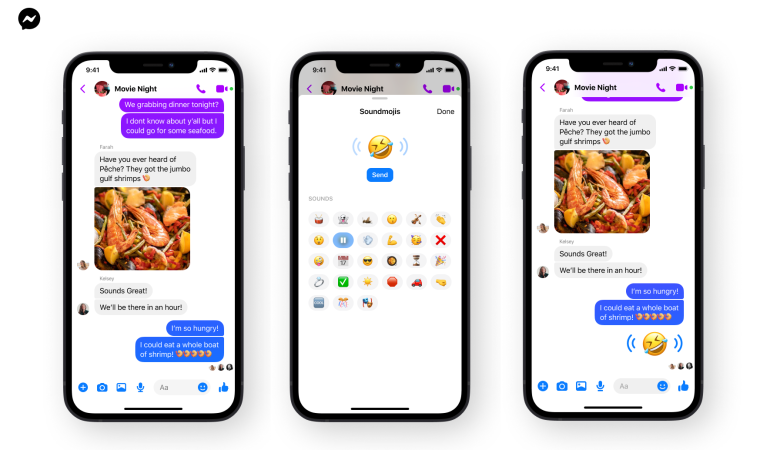 Facebook, emojilerin konuşan versiyonu olan Messenger’da ‘Soundmojis’i başlatmak üzere