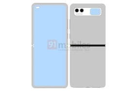 Xiaomi-flip-phone-with-a-clamshell-design-and-a-dual-front-camera-spotted-in-the-new-patent