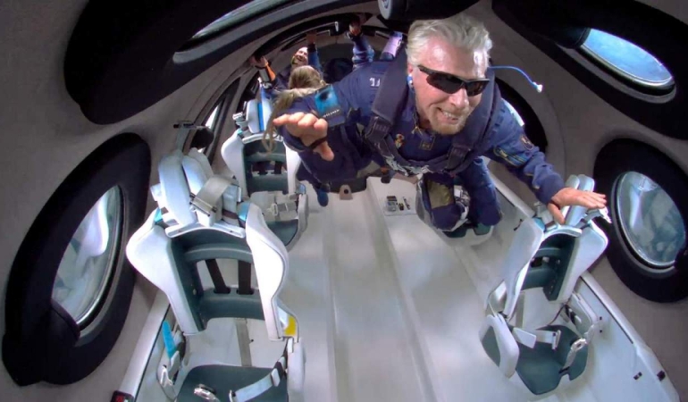 Richard Branson yükseldi, ancak Virgin Galactic’in hissesi düştü