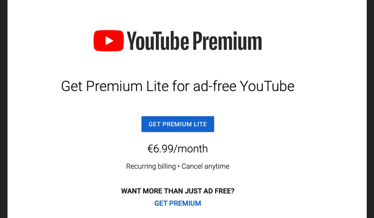YouTube’da çok sayıda reklam izlemekten bıktınız mı? İşte iyi haber; Platform, düşük fiyatlı yeni bir Premium Lite planını test ediyor