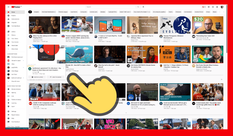 YouTube, kullanıcıların ana sayfa akışındaki videoların açılır önizlemelerini görmelerini sağlayan yeni bir güncelleme yayınladı