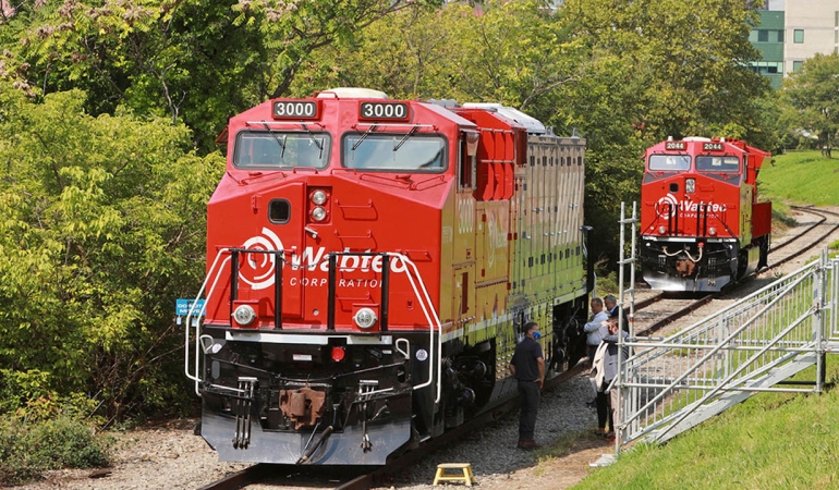 Dünyadaki İlk Elektrikli Yük Treni Raylara Çıktı.