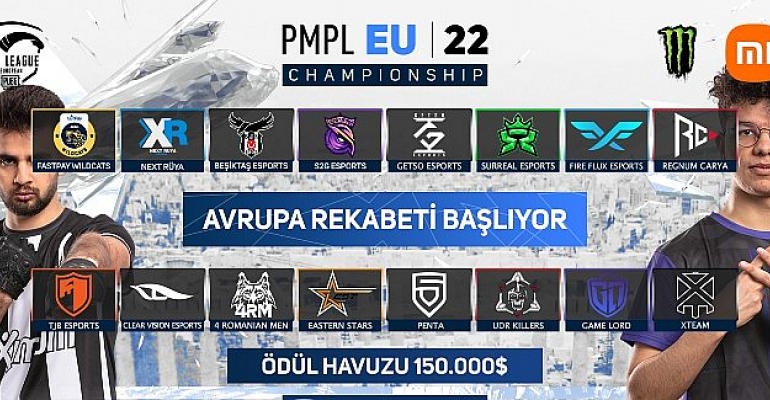 8 Türk takımının yarışacağı 2,3 milyon TL ödüllü PMPL Avrupa Şampiyonası başlıyor