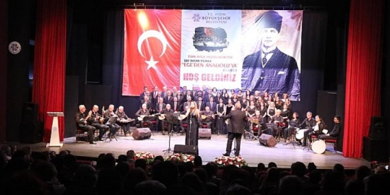 Aydın Büyükşehir Belediyesi Ege’den Anadolu’ya Konseri Düzenledi