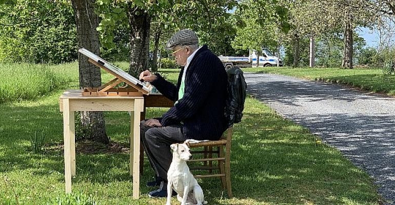 David Hockney’nin Türkiye’deki İlk Sergisi  Baharın Gelişi, Normandiye, 2020  Sergisi Konferans Serisi Başladı