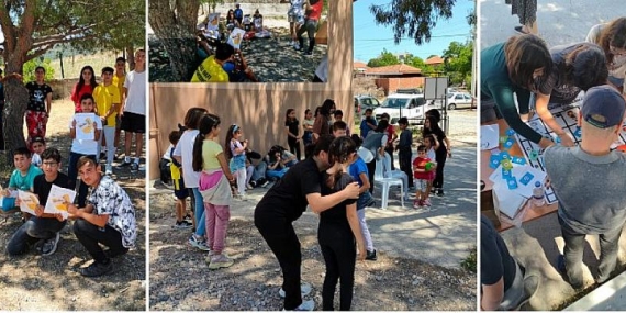 Dikili Deliktaş Mahallesi çocukları atölyelerle buluştu
