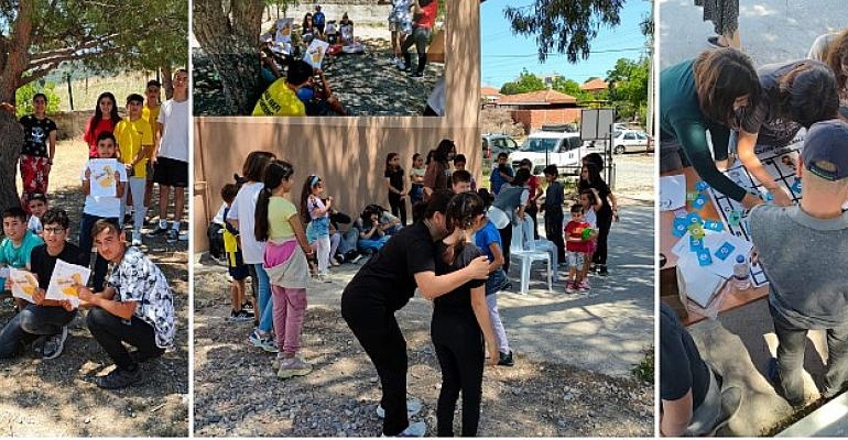 Dikili Deliktaş Mahallesi çocukları atölyelerle buluştu