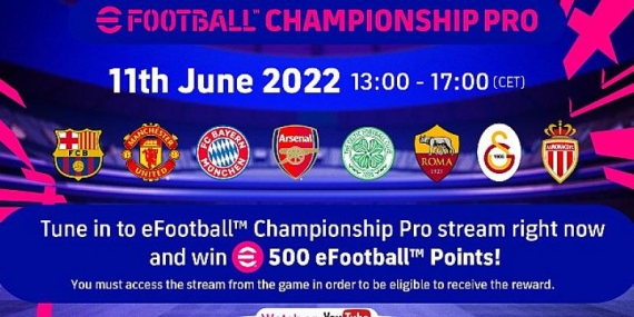 eFootball™ Championship Pro 2022’ye Katılacak 8 Kulüp Arasında Galatasaray Da Var!