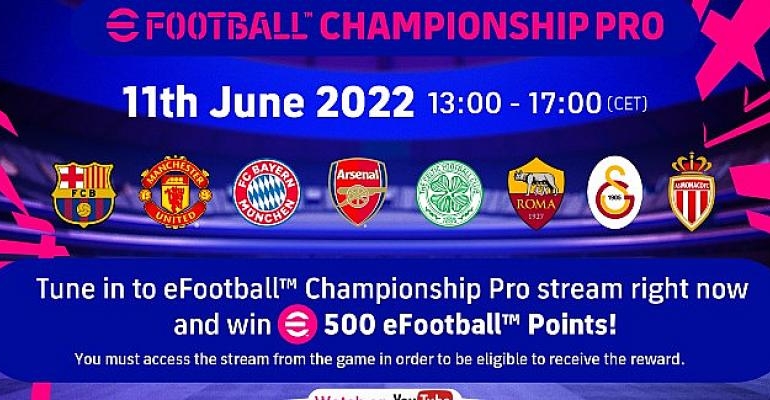 eFootball™ Championship Pro 2022’ye Katılacak 8 Kulüp Arasında Galatasaray Da Var!