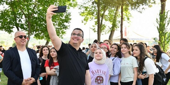 Genç Başkan ve Gençler Festivalde Buluştu