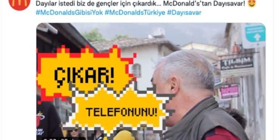 McDonald’s’ın Yayınladıktan Kısa Bir Süre Sonra Kaldırdığı ‘Dayısavar’ Videosu Sosyal Medyada Viral Oldu