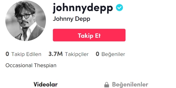 Johnny Depp, TikTok Hesabı Açtı: Daha Tek Video Paylaşmadan Milyonlarca Takipçiye Yaklaştı!