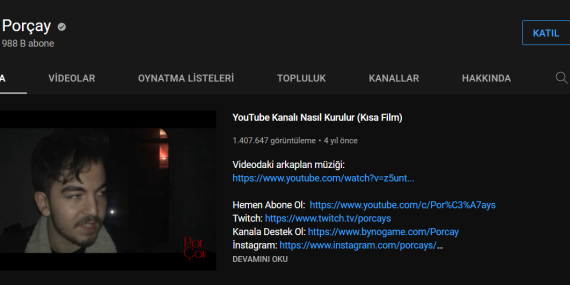 YouTuber Porçay İçin Tahliye Kararı Verildi!