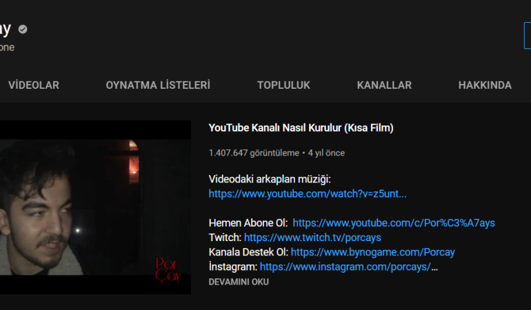 YouTuber Porçay İçin Tahliye Kararı Verildi!