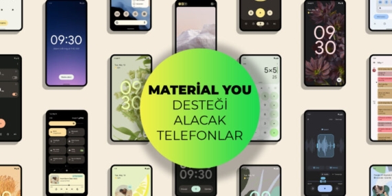 Material You yakında daha fazla cihaza geliyor!