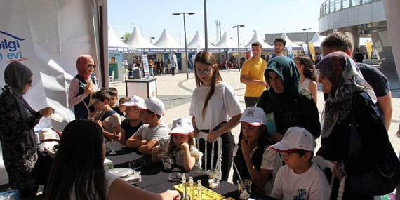 Bağcılarlı çocuklar 9. Konya Bilim Festivali’nde