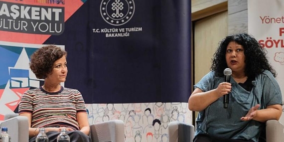 Başkent Kültür Yolu Festivali kapsamında düzenlenen Sinema Söyleşileri’nin dünkü konukları Derviş Zaim, Gülin Üstün Oldu