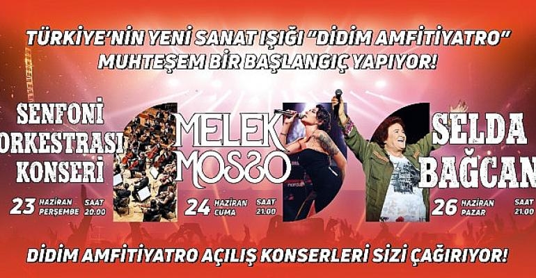 Didim Amfi Tiyatro’nun İlk Haftasında Muhteşem Konserler Vatandaşlar İle Buluşacak