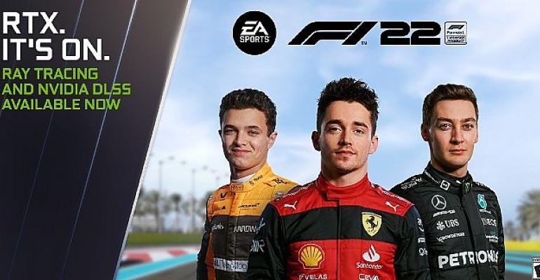 F1® 22 için, Oyuna Özel Driver, 2X Üzerinden DLSS Performans Yükseltmesi ile RTX Adaptasyonu Geliyor