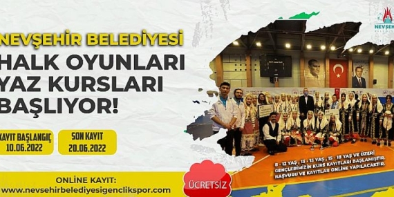 Halk Oyunları Kursları İçin Kayıt Dönemi Başladı