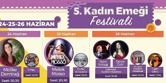 Kadın Emeği Festivali 5. Kez Çankaya’da