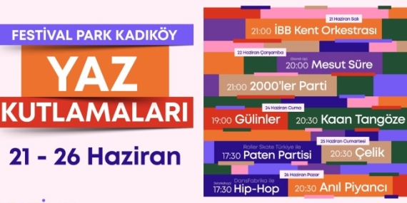 Kadoköy’de Yaz Kutlaması Başlıyor